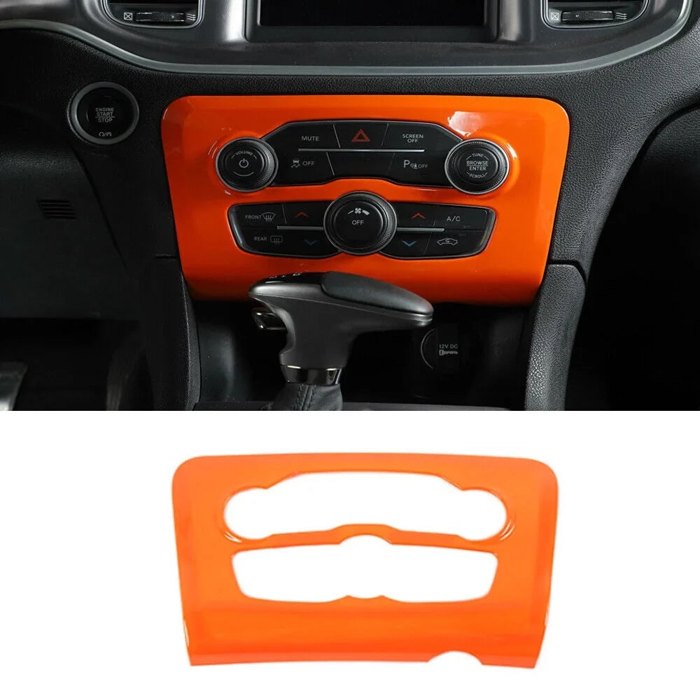 Dash Trim Center Kit Teledu Orange Console Set 17x Panel Cover