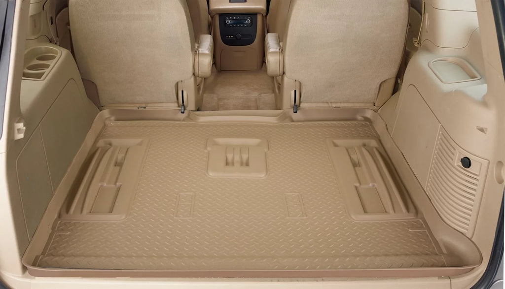 Double 4Runner Cargo by Husky Liner Black Compatible Series Style Cargo Stack option Tray Toyota Cargo with 2003-2009 Classic area RealTruck with