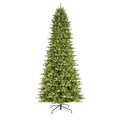 Pre-lit Artificial Fraser Clear 800 UL Fir Christmas Tree Lights listed 9 ft. Slim