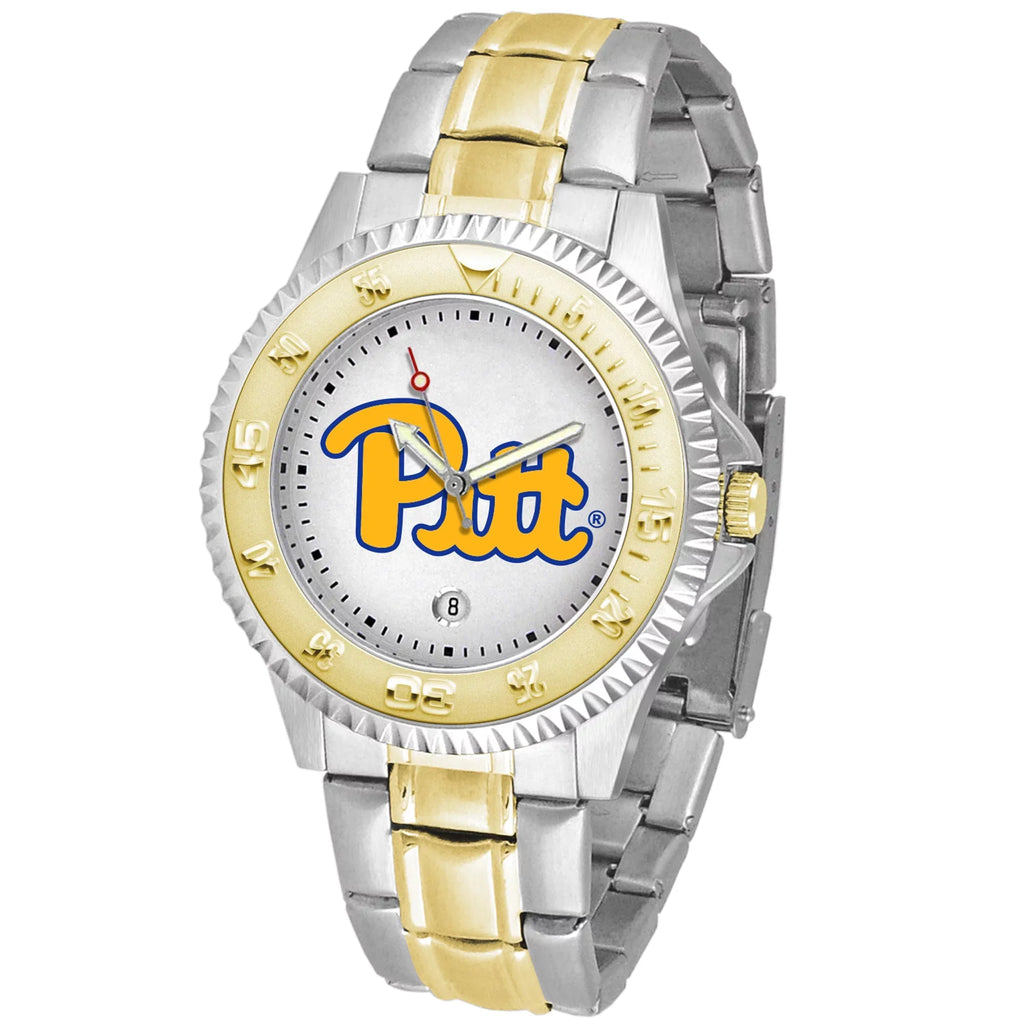 Pitt White Two-Tone Competitor Watch Panthers