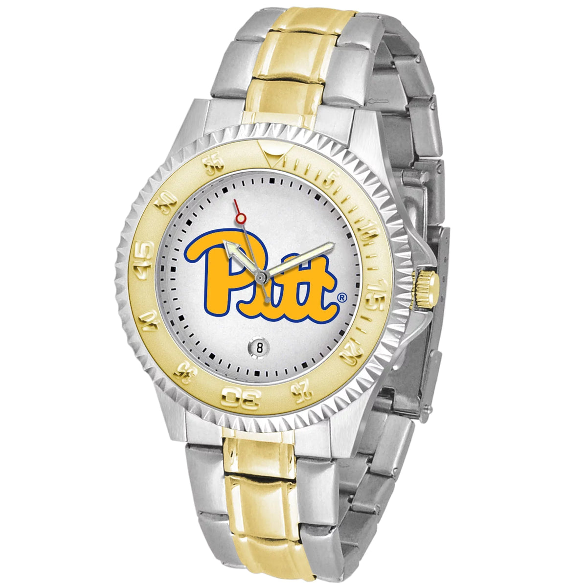 Pitt White Two-Tone Competitor Watch Panthers