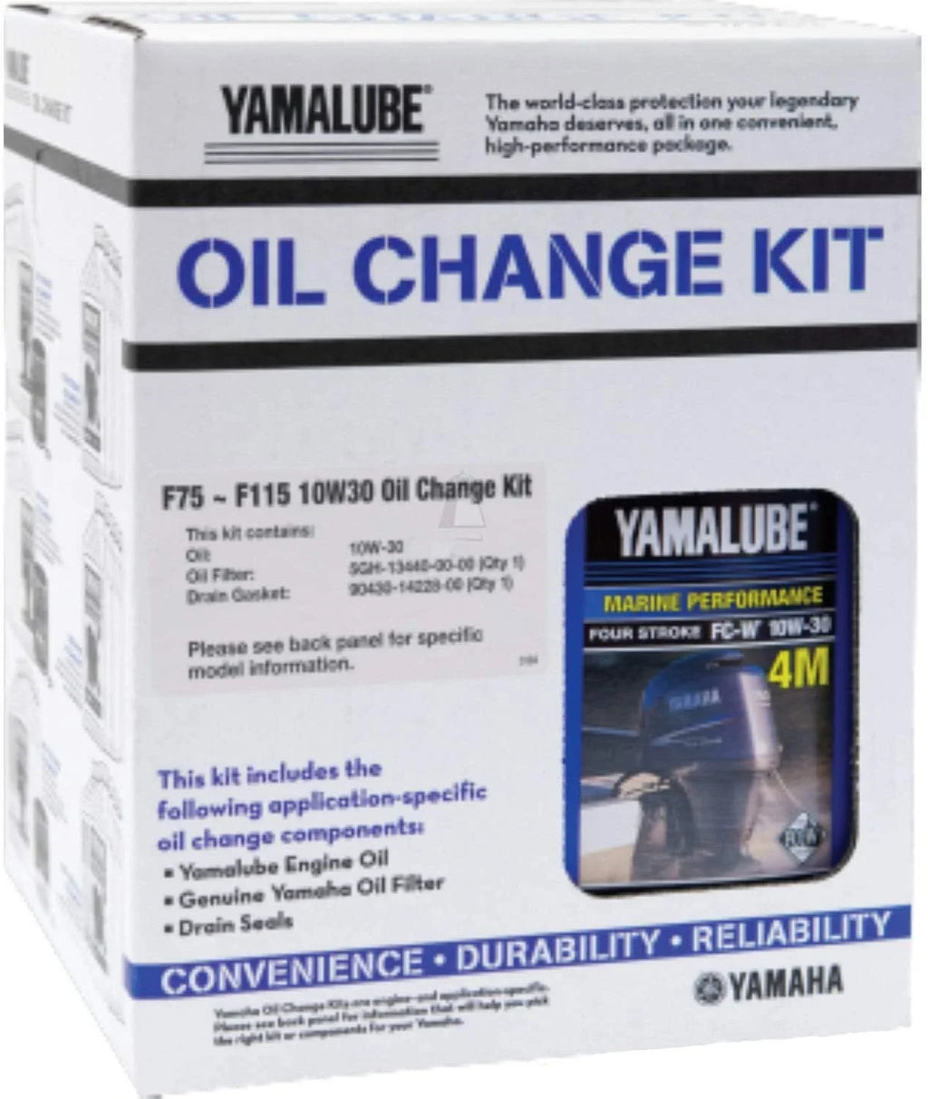 Motor; F115 Outboard 4) F75 (Pack Change - Kit, Oil LUBMRNMDKT11 10W-30 LUB-MRNMD-KT-11 Yamaha Of