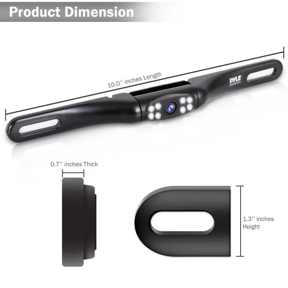 Night PLCM2710.5 Backup Reverse Mountable, Waterproof Vision, Front or - Rear Cam, Parking PYLE Camera, Rear View