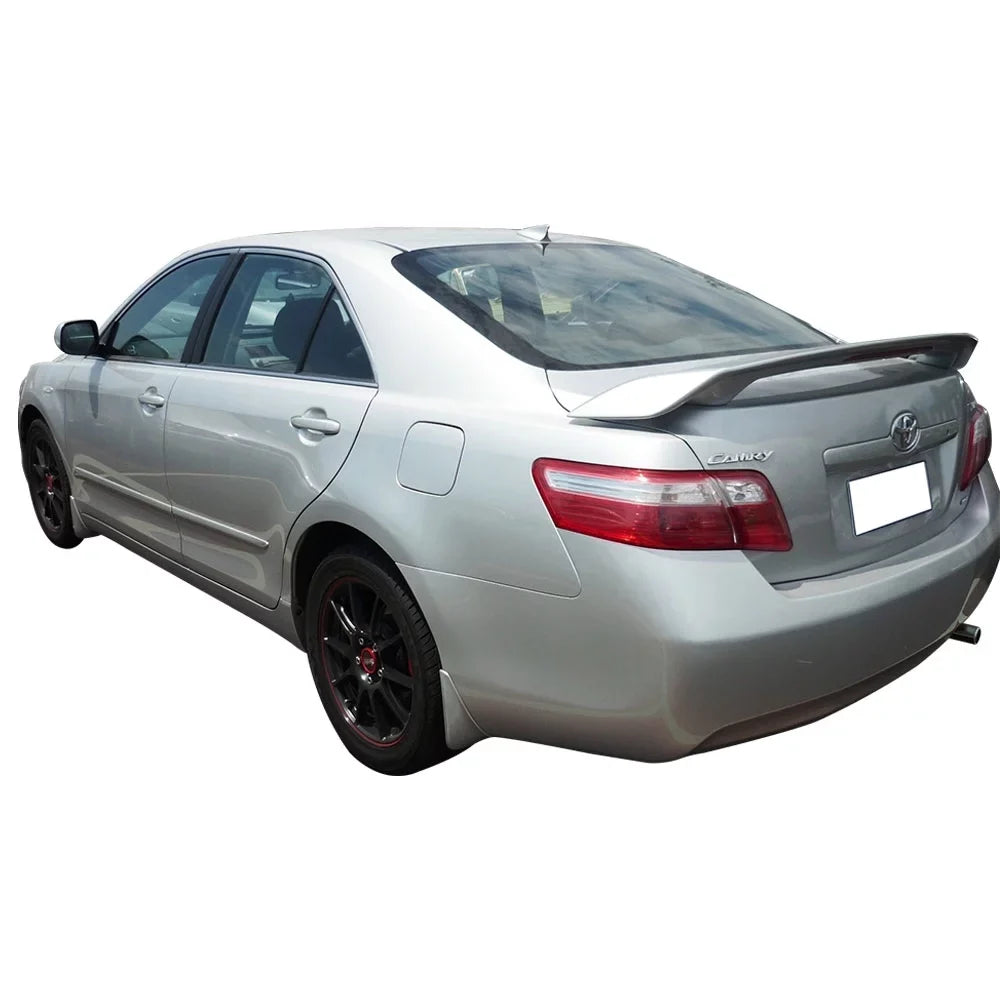 Motorsports 2008 Plastics Compatible JDM 2009 2011 ABS Black Trunk Rear Ikon Style 2010 Spoiler 2007 Toyota Matte with 07-11 Camry Wing
