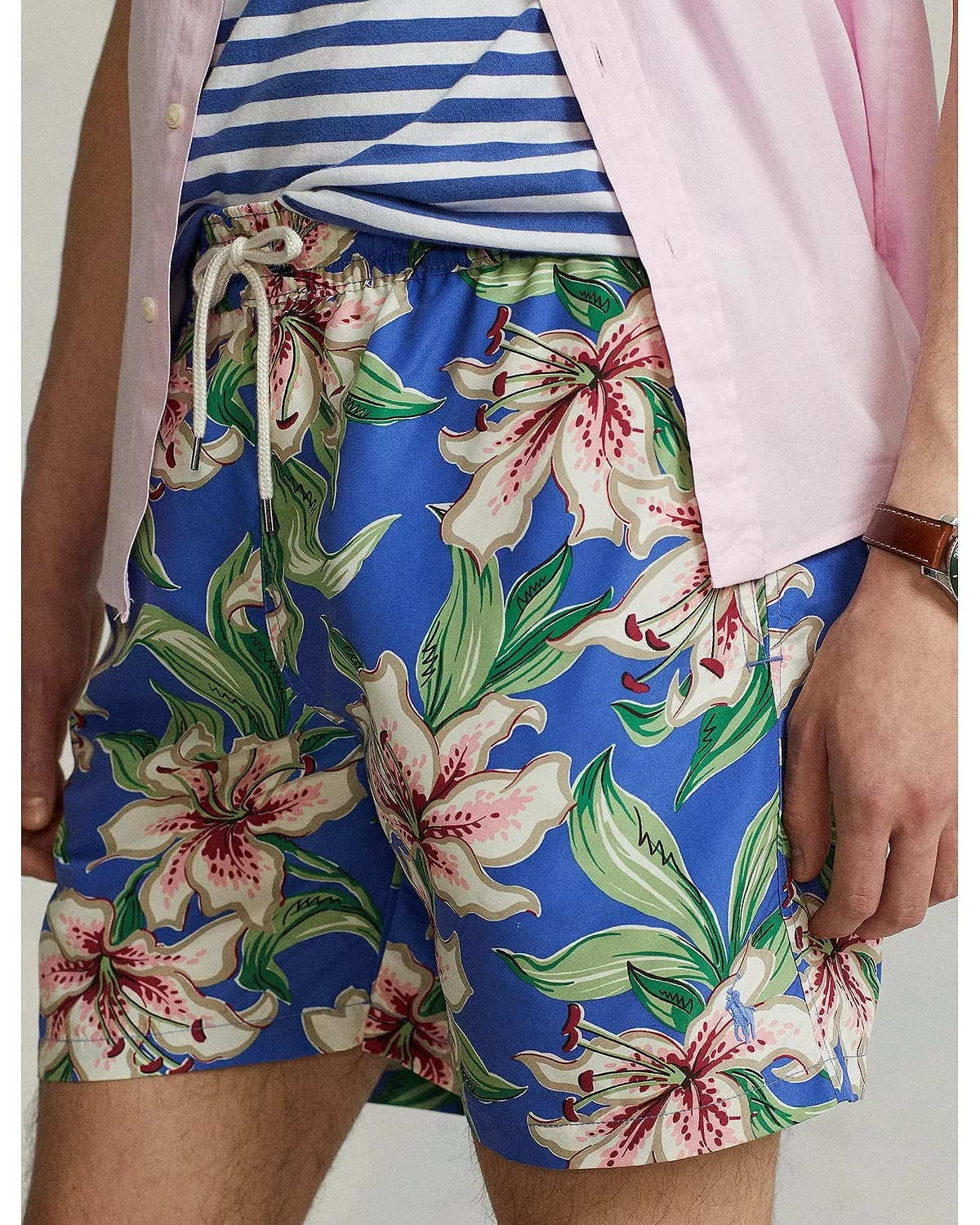 Size Traveler Men's Small Ralph Assorted Lauren Trunk Floral Polo Swim Classic