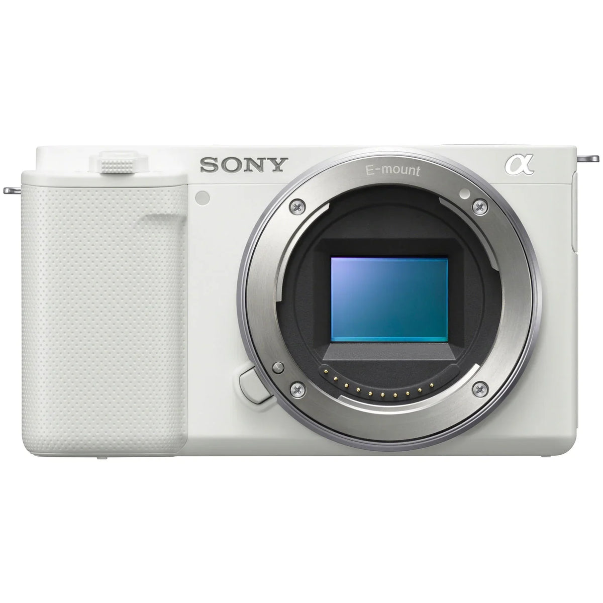 Body Camera and White Case Large Video Sony Battery + Vlog F1.8 APS-C Gear Lens Deco Extra FE Accessories Aperture 50mm Kit ZV-E10 Bundle with SEL50F18F Photo Mirrorless Alpha + ILCZV-E10/W