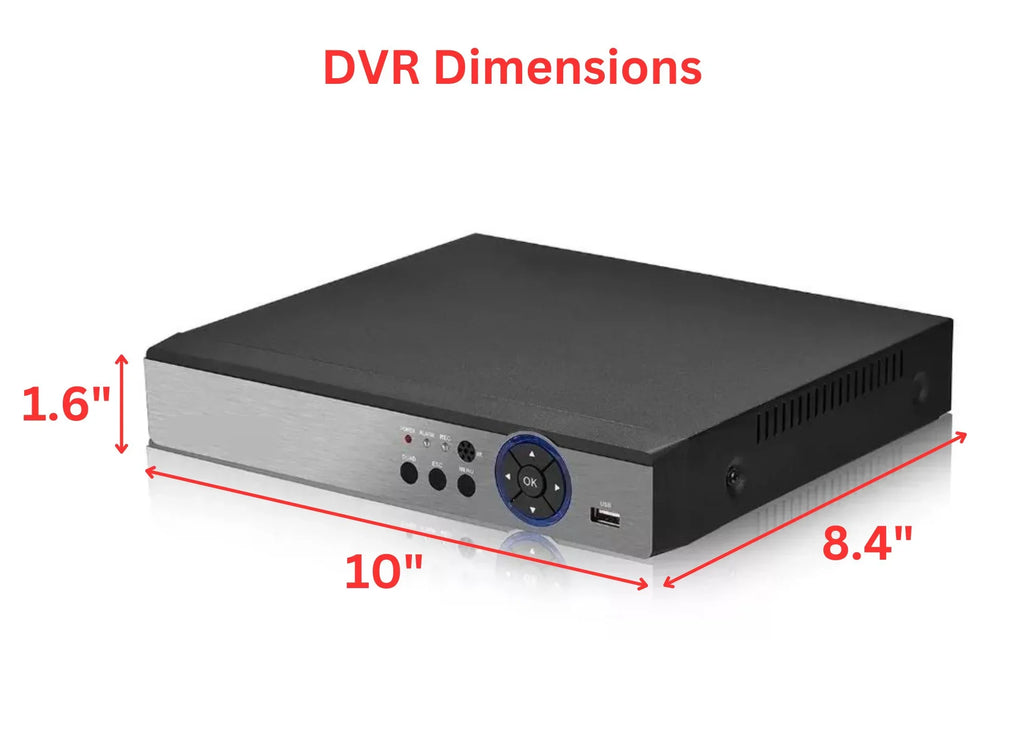 H.265 Surveillance 2TB 8 CCTV Hard Analog Channel CVI Drive DVR Recording Evertech for Security TVI AHD