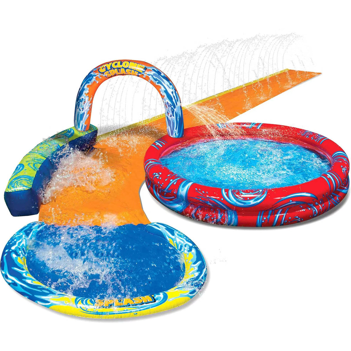 Splash Gloves Banzai & Battle Cyclone Bop Pack and Inflatable Bumpers Pool