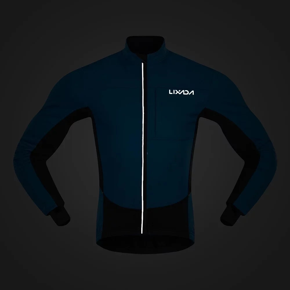 Thermal Coat Cycling Fleece for Men's Windproof Bicycle Running. Jacket, and Polar Lixada