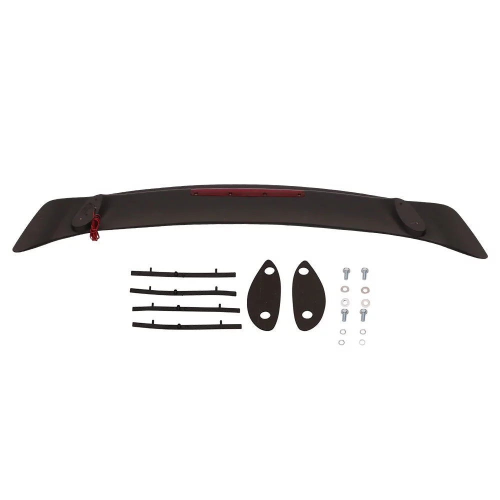 Motorsports 2008 Plastics Compatible JDM 2009 2011 ABS Black Trunk Rear Ikon Style 2010 Spoiler 2007 Toyota Matte with 07-11 Camry Wing