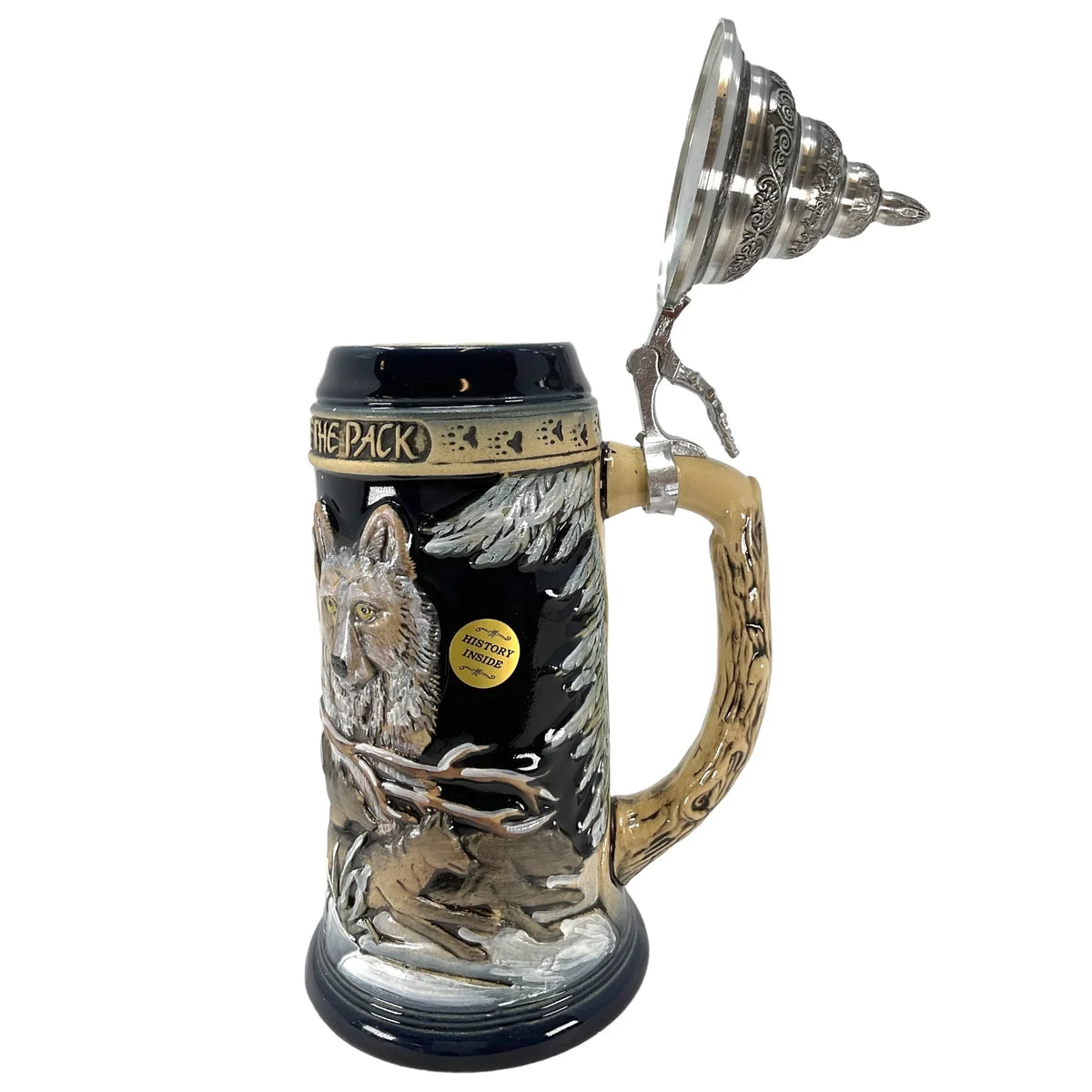 of Stein Power Peak in .75 Snow Beer Wolves the the Pinnacle Pack Liter German Trading Wolf