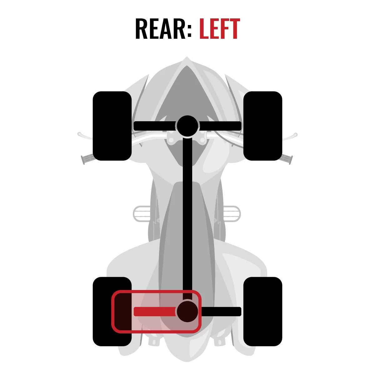 compatible Can-Am with Rear 2015 800R Sixity XT Left - 4X4 Outlander EFI Axle