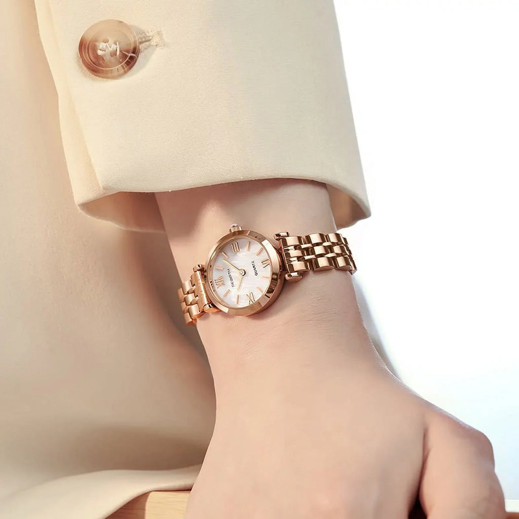 Desgin Steel Female Watches Wrist Watch Stainless 2022 Rose Fashion Watch Stylish for Creative Ladies Gold reloj Women Quartz