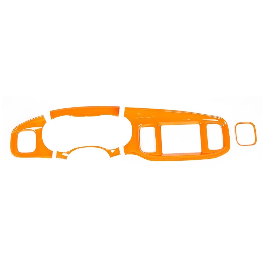 Dash Trim Center Kit Teledu Orange Console Set 17x Panel Cover