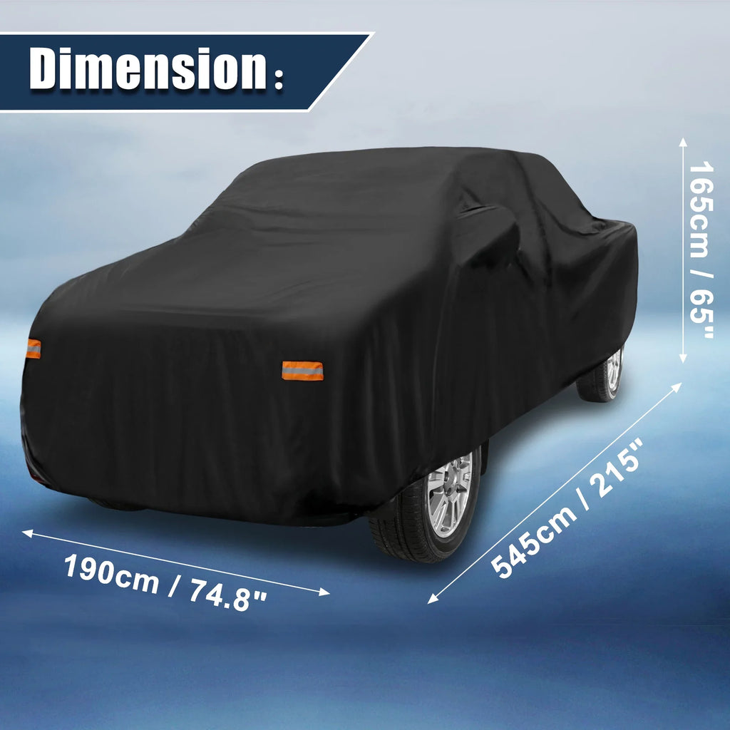4-Door Cover Tacoma Pickup 05-2021 Toyota Crew Cab for Extended Truck Cab Black