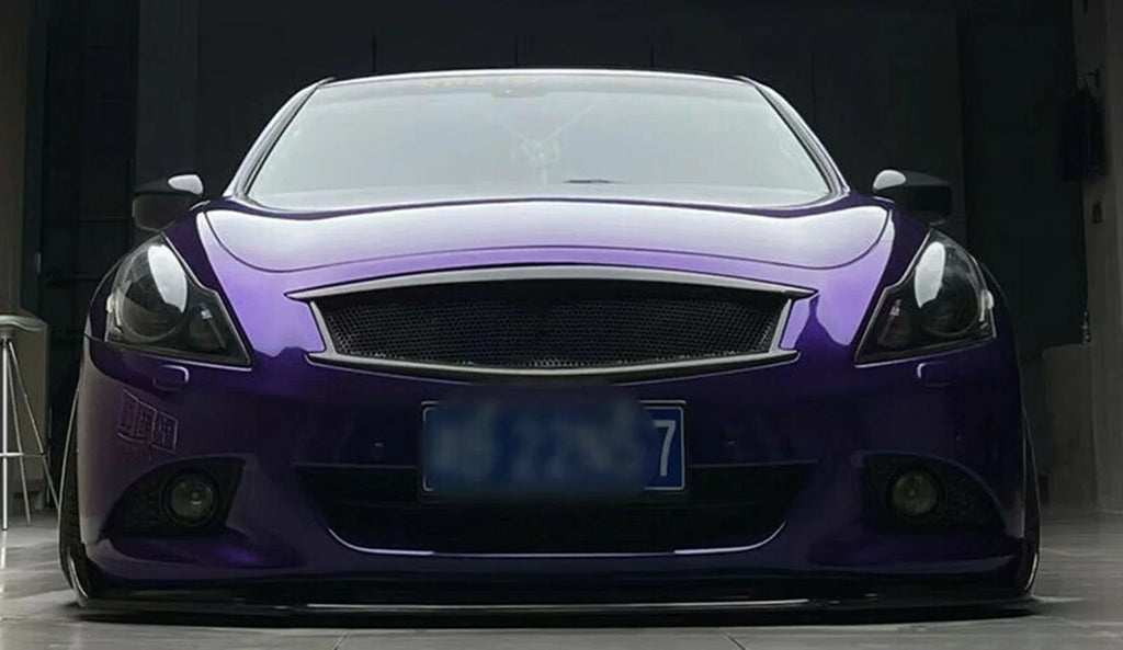 2010-2014 Nissan Grill G Front Fiber Car Grille Carbon Skyline Infiniti for G37 Bumper Sedan