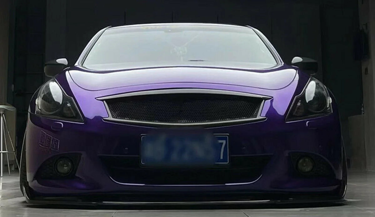 2010-2014 Nissan Grill G Front Fiber Car Grille Carbon Skyline Infiniti for G37 Bumper Sedan
