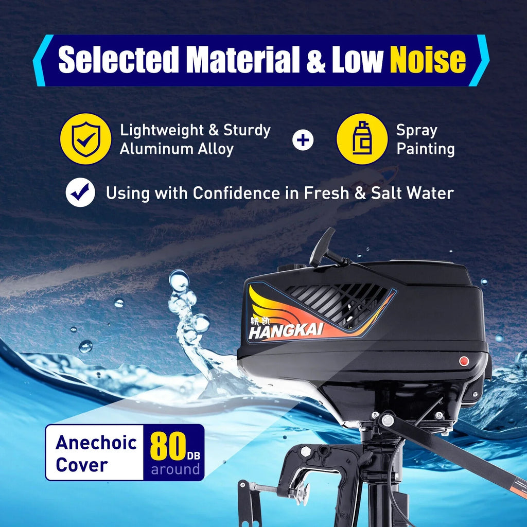 Cooling Boat Fishing CDI HANGKAI Engine HP Outboard Outboard Motor 90cm/35.4in Water 2 Motor Stroke Boat 3.6