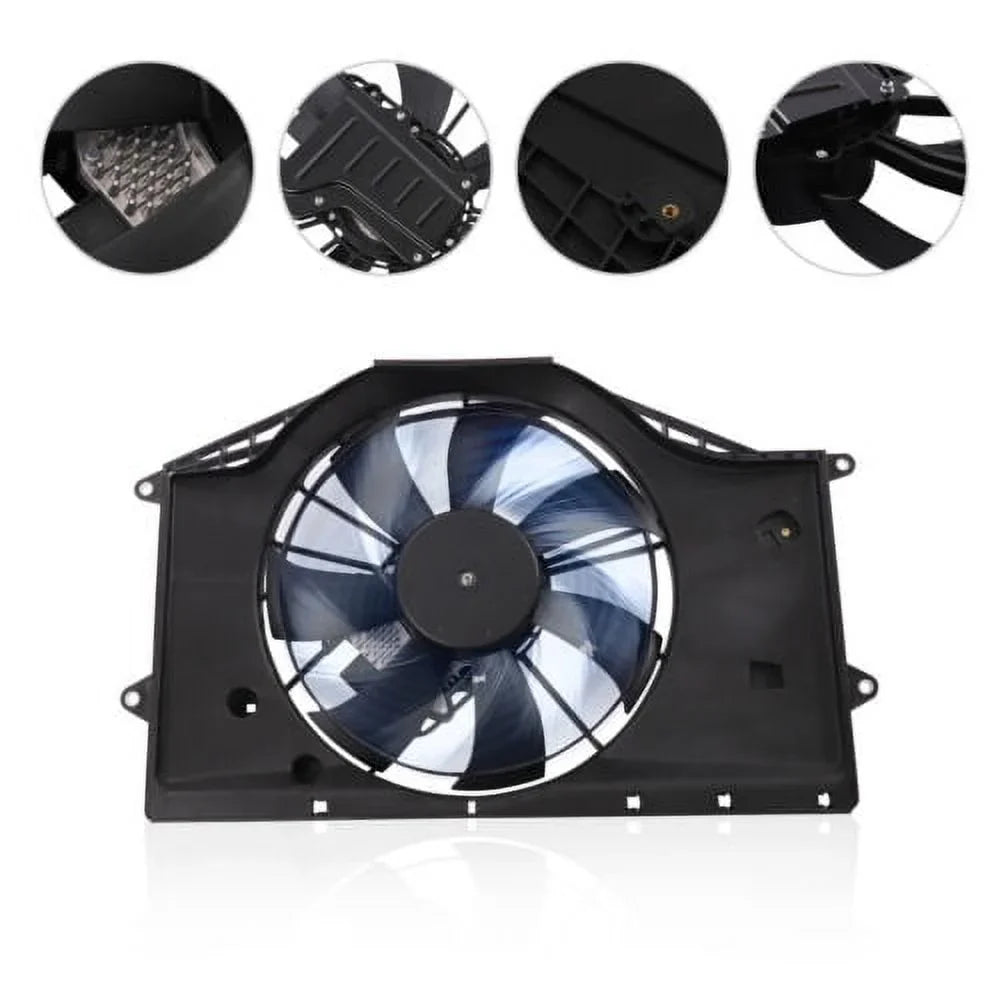 For 2018 2017 Assembly Cooling 1.5L Radiator 2019 2020 Honda Civic 2016 12V Fan