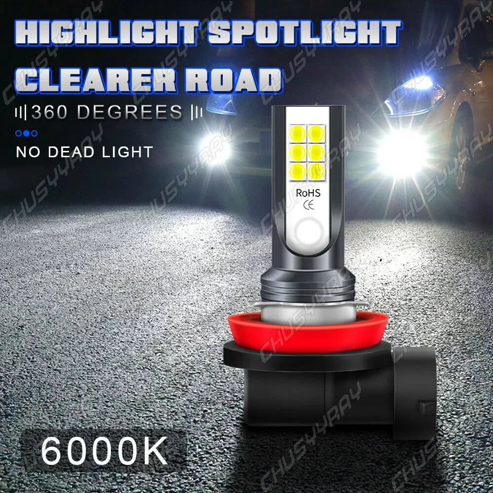 Light Headlight Hyundai Fog Bulbs 2017 Tucson Kit Combo For 2018 6pcs 2016 LED