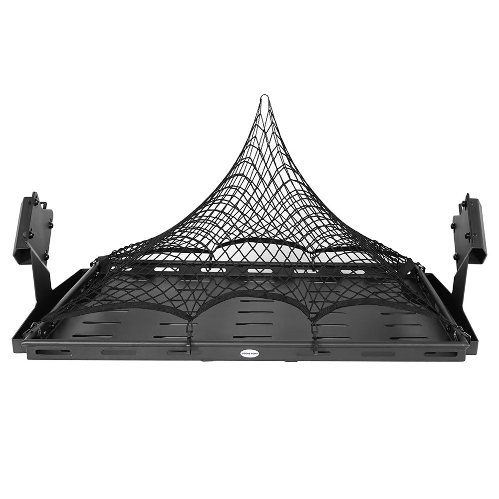 Rack 2021-2023 Cargo Road Rear Basket Black Box Luggage 4-Door Ford Bronco Hooke Fit