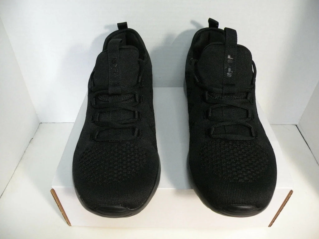 SNEAKERS LOW NEW TRAINERS SPORTS ATHLETIC LEVIS BLACK SHOES MEN 12 SIZE COMFORT
