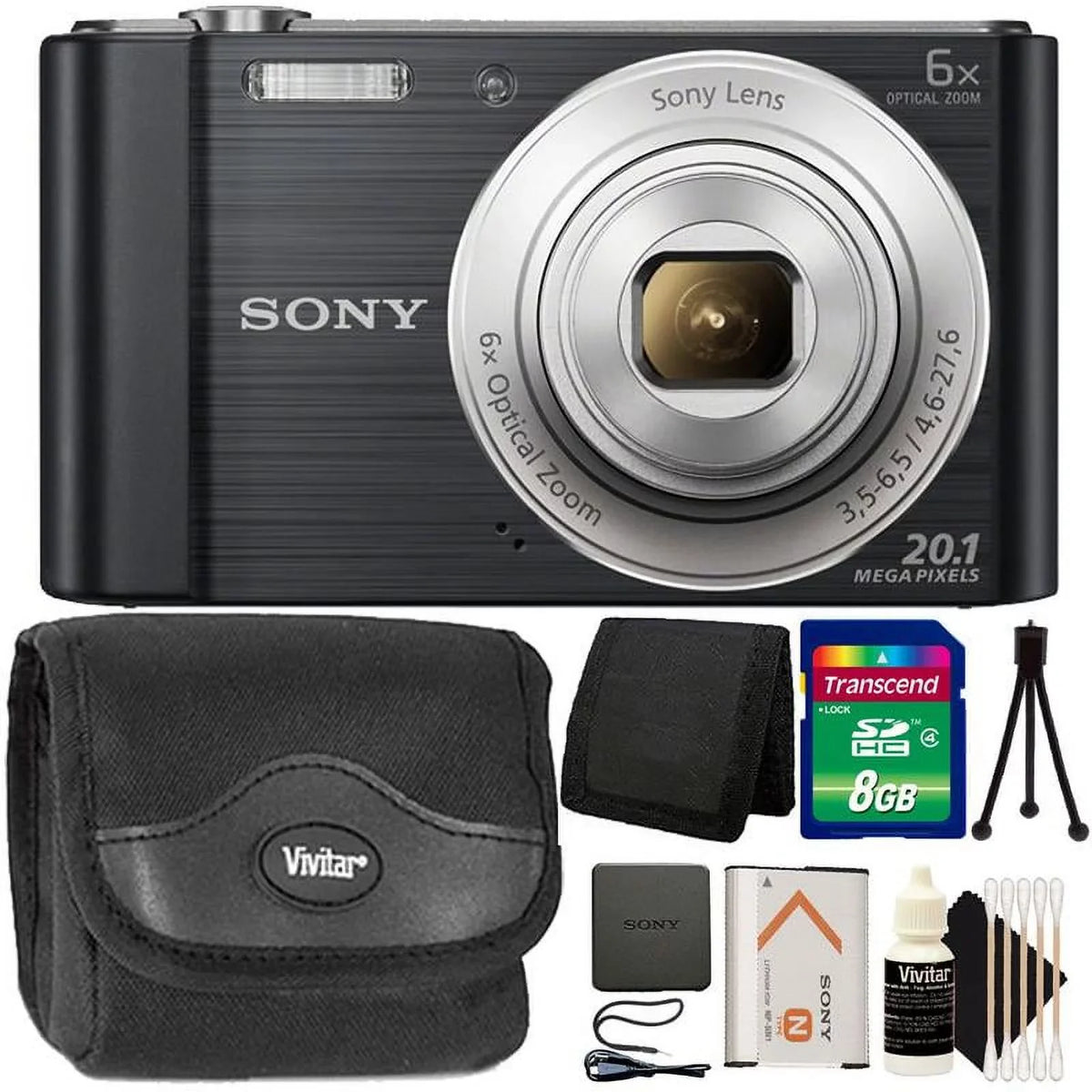 Case Camera Card, Digital and with 20.1MP 16GB More Sony Cyber-shot DSC-W810