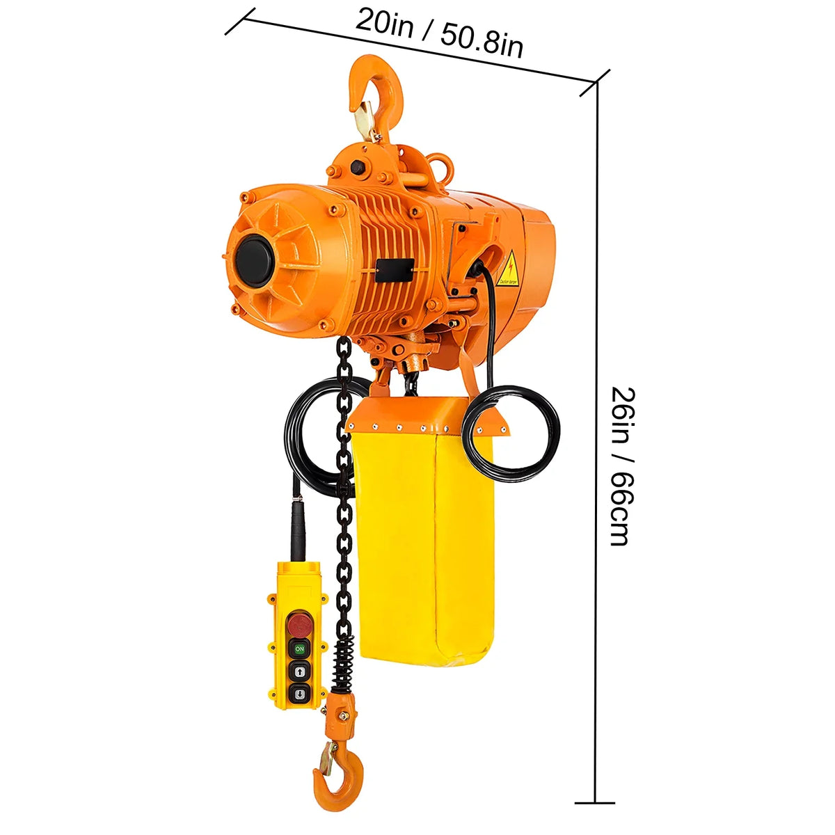2200LBS/10FT Ton for Phase 1 Pendant Hook, with Chain Hoist Electric Double Height Agriculture Lift Chain Mount Factories VEVOR with G80, Chain Logistics, 110V Single Electrical and Control Hoist,