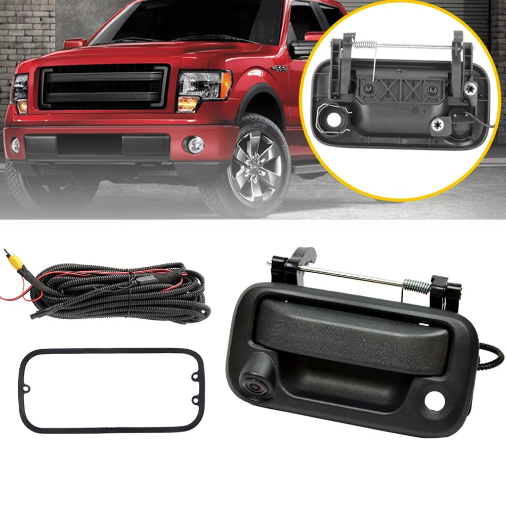 F550 2008-2014 F250 Rear F350 Fits F450 Tailgate 2004-2014 with F150 Camera For Backup Handle Camera View Ford