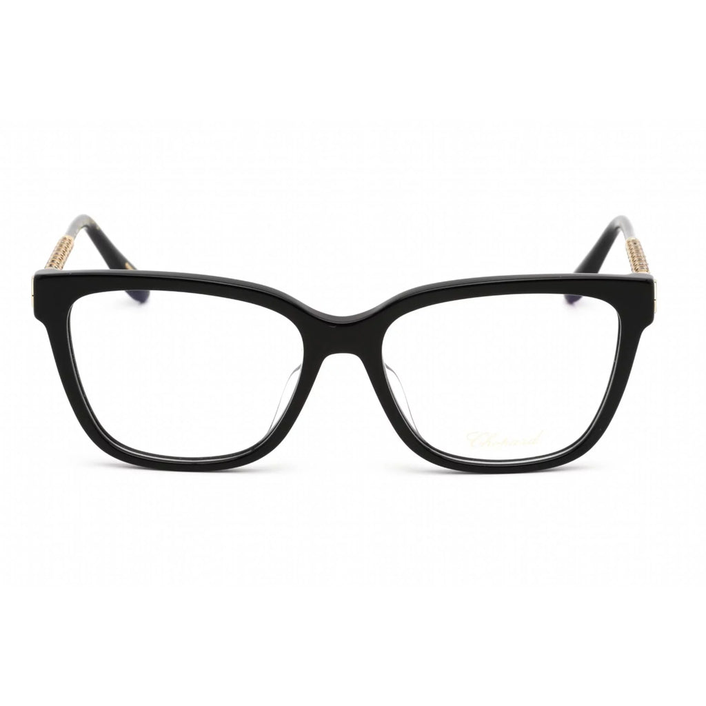 0700 Frame Black/Gold VCH333W Chopard Eyeglasses Shiny Women's