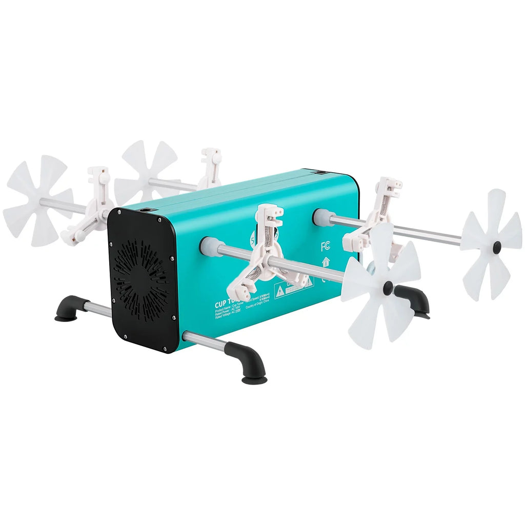 Mute DIY 2 Multiple Switches Spinner 4 Rotator Crafts Tumbler, Speeds Machine BENTISM for Removable Turner Kit Motor, Tumbler Crafts for Independent 4 with Glitter 4 Arms, and Adjustable Epoxy Cup