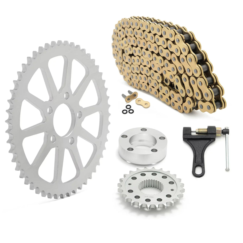 Sprocket Wide Drive FXD Glide Conversion FXDWG Dyna Chain for Harley Kit