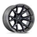 Gray 6x135 Black W/ Gloss Wheel 20x10 Brushed Catalyst Fuel (-18mm) FC402 FORGED