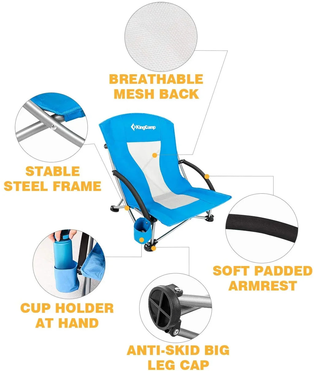 Chair, ingCamp of Beach Folding Concert Camping High pack Chair Camping 2 Back