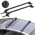 Pieces 43in Universal Car Luggage-2 Cargo Anti-Theft Kayak Bike Window Hooks Crossbar Bar, Adjustable Cross Roof for Frame Lock Rack with