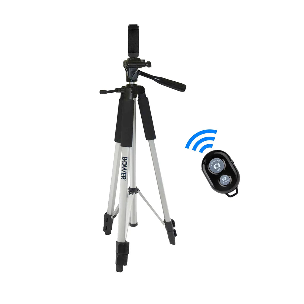 Bonus Control Compatible Includes Universal UltraPro 59" Aluminum Camera iPhone/Android Full-Size + Smartphone Microfiber with Phone, UltraPro Cleaning Tripod Inch with Mount Cloth Remote Cell