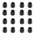 Inches Rubber for 16 Trailer with Hound Auto Stop Thick Cargo Truck Replacement Bumper Cone 2 Door Red Compatible Ramp