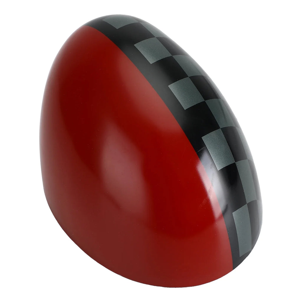 checkered F55 Red Hardtop Mirror F56 for Cover Black/Grey Cooper MINI