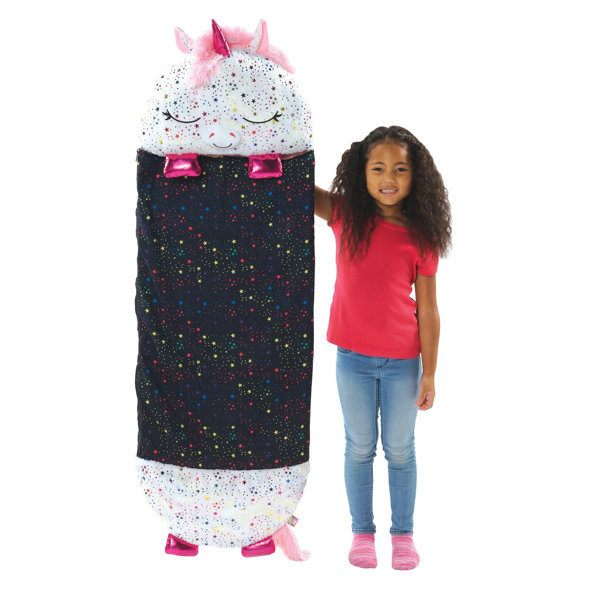 One, and Sack Pillow in Nappers Unicorn Toy Sleeping Happy Plush