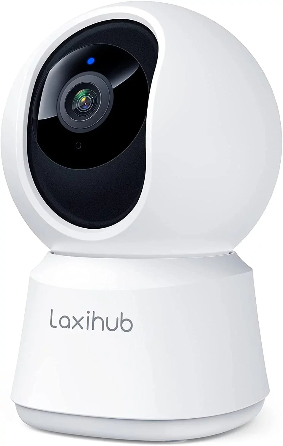 Pan/Tilt 2.4g Camera, Night Vision, Monitor, Audio, with Motion Detection, Security Alexa 360° 1080P Two-Way Laxihub WiFi Baby IR Sound Works &
