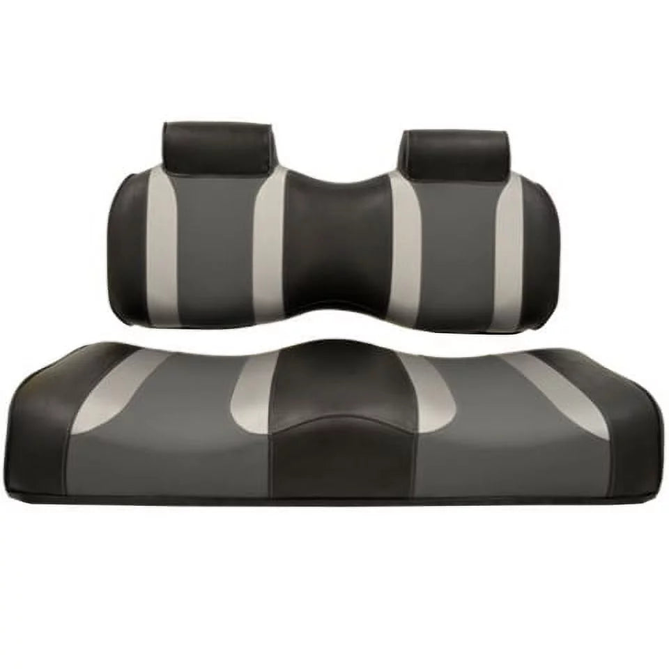 Front Cushions Rush/Lagoon Silver G29/Drive Tsunami Yamaha Drive2 Cart - and Black/Liquid up) Grey MadJax for (2007- Golf Seat