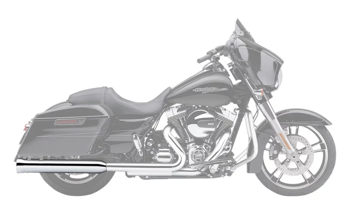 (6107) Mufflers Cobra 4" Chrome Hater Neighbor