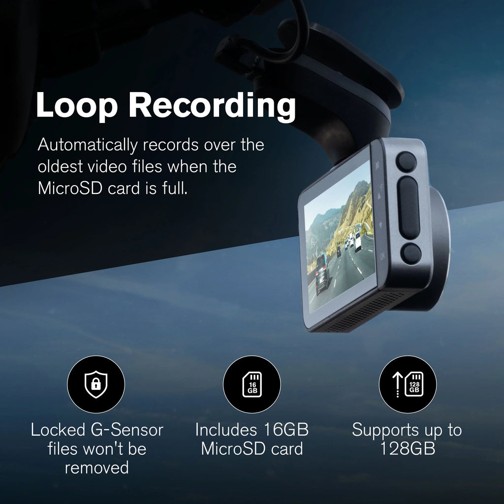 Wide Mode LCD Angle Screen, Range Pro 150 Dynamic with High Record Park G-Sensor Resolution Technology App, for with GPS 4K UHD 3" and Day/Night. Roadcam Lense, Degree Yada