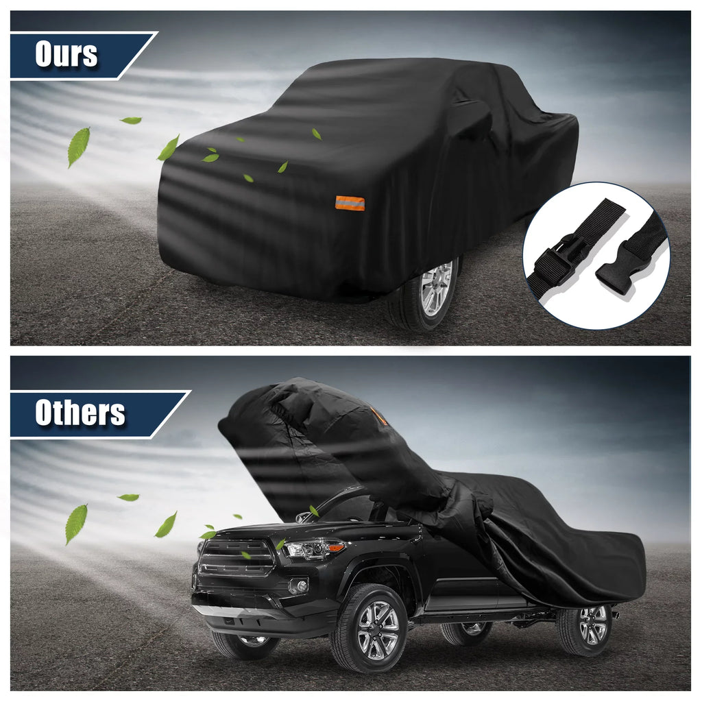 4-Door Cover Tacoma Pickup 05-2021 Toyota Crew Cab for Extended Truck Cab Black