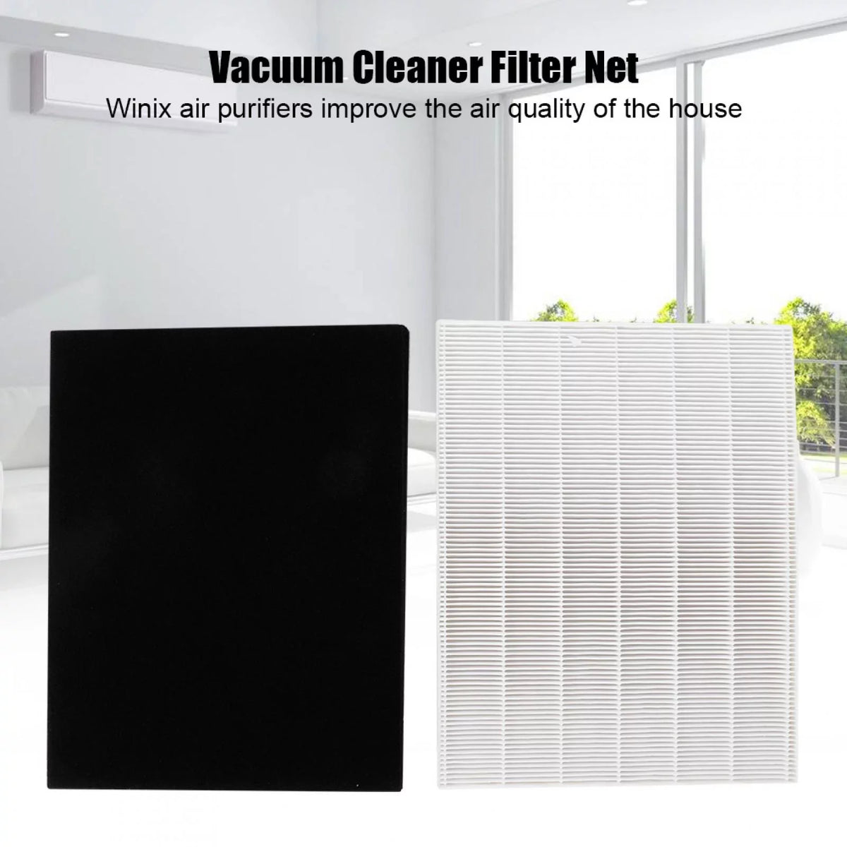 Filter Purifier Cott Carbon Particulate Air High Filter + Activated Replacement Tarente Efficiency HEPA