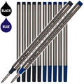 '- Rollerball / Long Measures Pen 6 - Refill mm 113 Montblanc in Black 4.44 + for Blue 6 Jaymo - Replacement 105158/105159