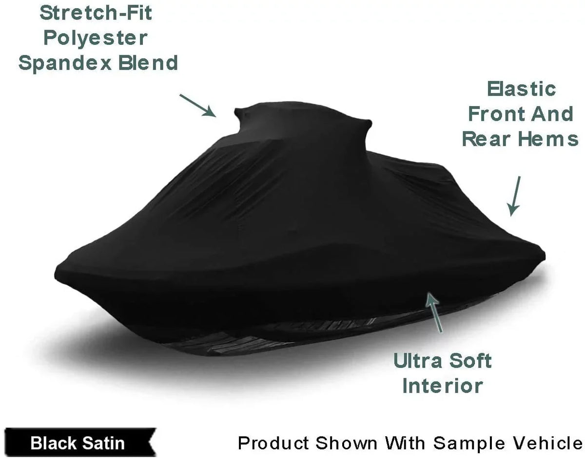 Indoor & - from Jet Inside! Yamaha & Satin - Dust Ski Ultra Protects Runner Wave for Dings Black 1991-1993 Soft Cover Includes ONLY - Indoor - 650 LX Stretchy Storage Bag
