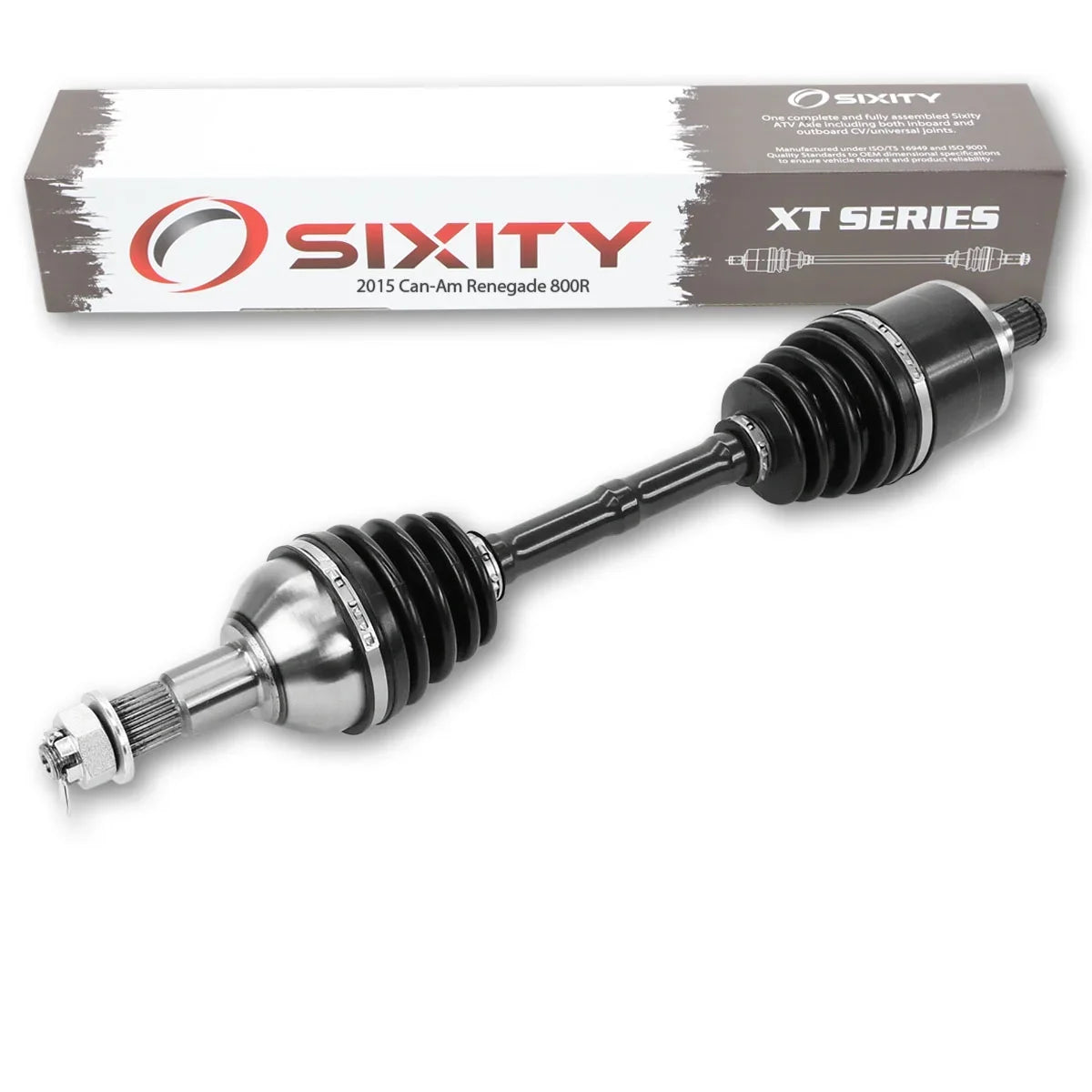 '- Can-Am EFI XT Sixity Renegade Axle 4X4 Left Rear 800R 2015 compatible with