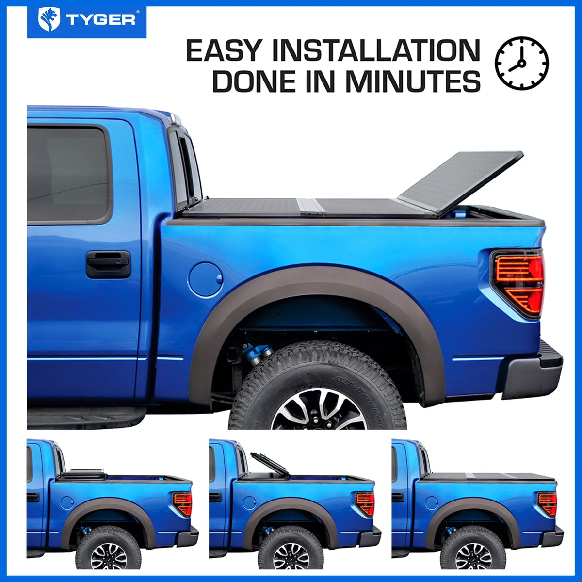 2019 2014-2018 Cover GMC TG-BC5C3007 | T5 Tyger Compatible Silverado | 2500 Truck Auto 6'6" Hardtop / Aluminum Bed Alloy Chevy Tonneau 2015-2019 Bed Sierra HD; 1500; LD/Limited | with HD 3500