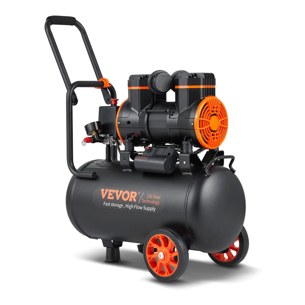 Ultra CFM 1450W, Oil-Free, VEVOR 70 90PSI, Gallon, @ Compressor, Quiet 6.3 Air 3.35 dB